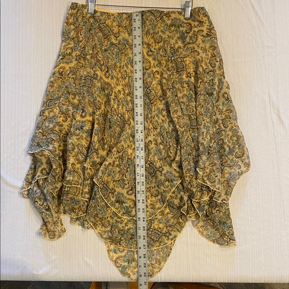 Chadwicks Gold and Blue Paisley Skirt - Picture 7 of 7